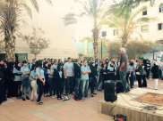  بالصور :فعاليات  ذكرى مجزرة كفر قاسم في المدرسة الثانوية الشاملة - يافا